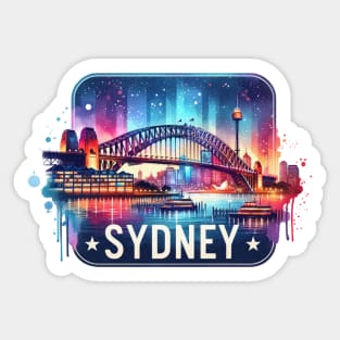 SYDNEY HARBOR NEW SOUTH WALES AUSTRALIA BRIDGE Sticker